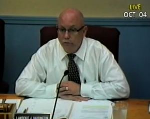 Larry Harrington, Chair of the Foxborough Board of Selectmen